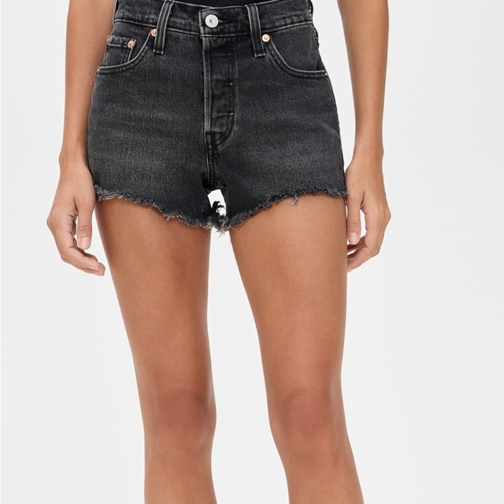 Levi’s Black Denim Women's Shorts